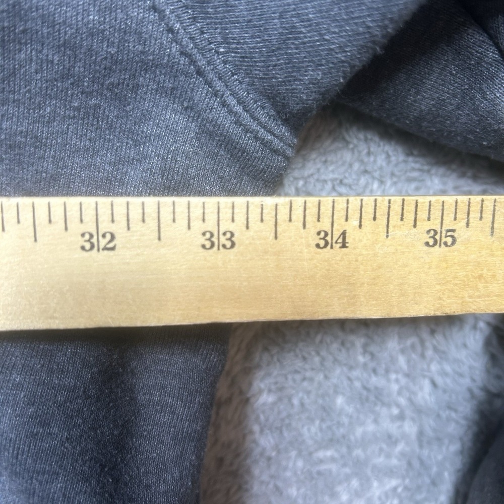 Vintage Carhartt Hoodie Mens 4XL GrayThermal Lined Full Zip Faded J149 *SPOTS - Picture 14 of 16